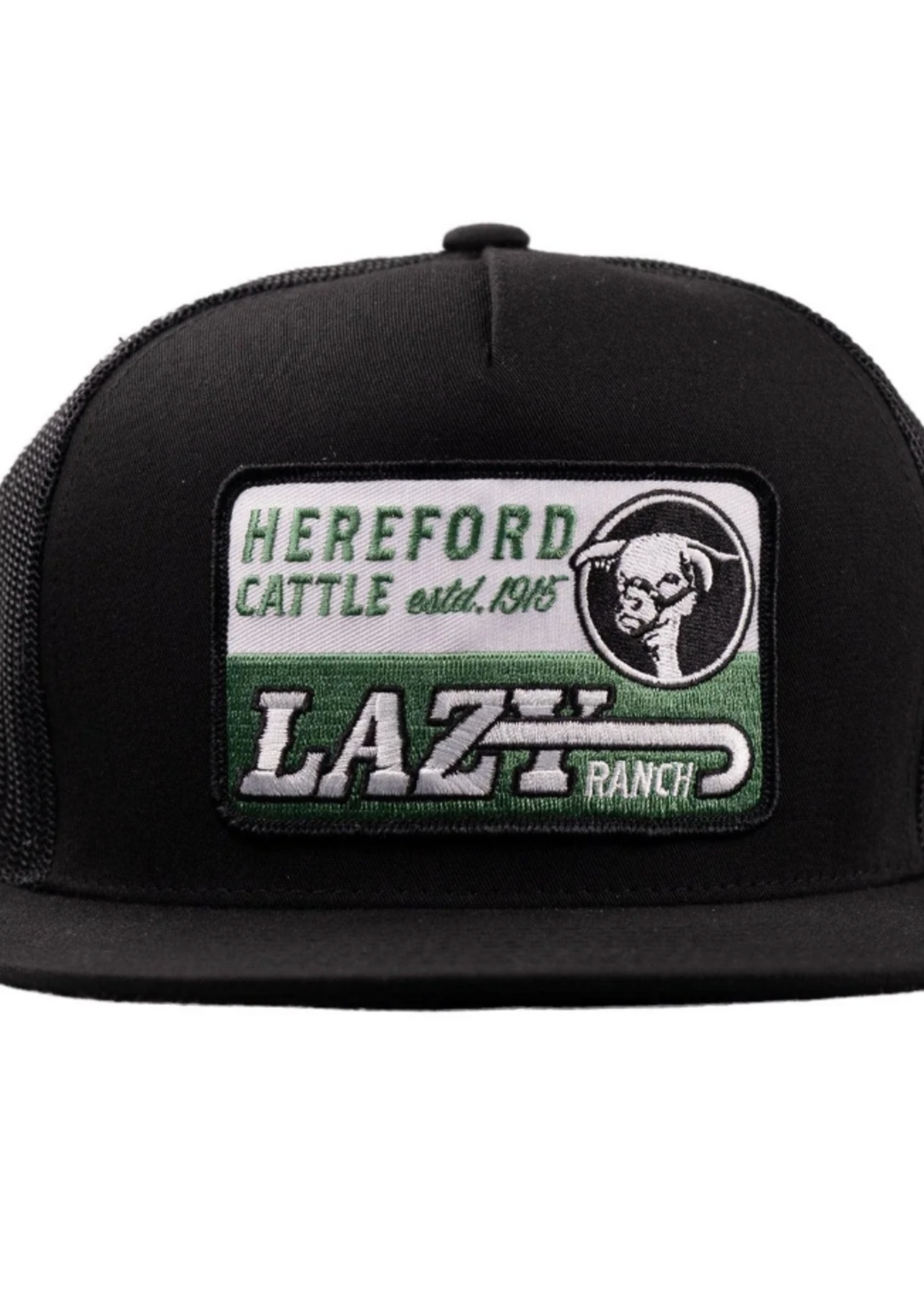 Lazy J Ranch Black Shafter Classic Five Panel Trucker Hat
