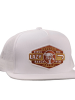 Lazy J Ranch White Pecos Classic Five Panel Trucker Hat