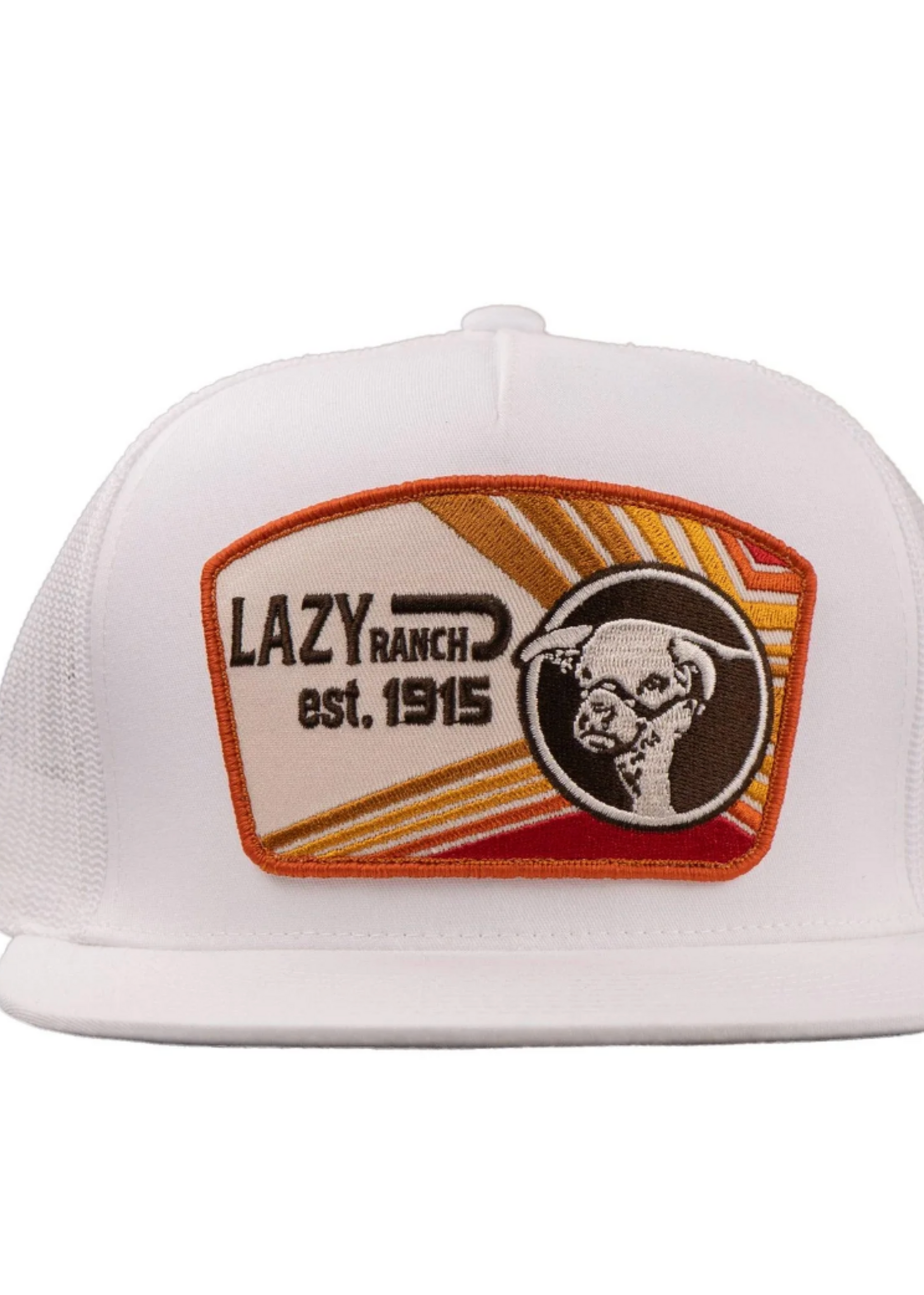Lazy J Ranch White Daybreak Classic Five Panel Trucker Hat