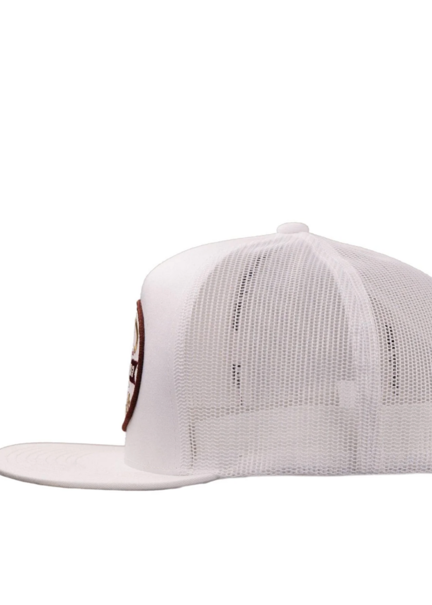 Lazy J Ranch White Cattle King Classic Five Panel Trucker Hat