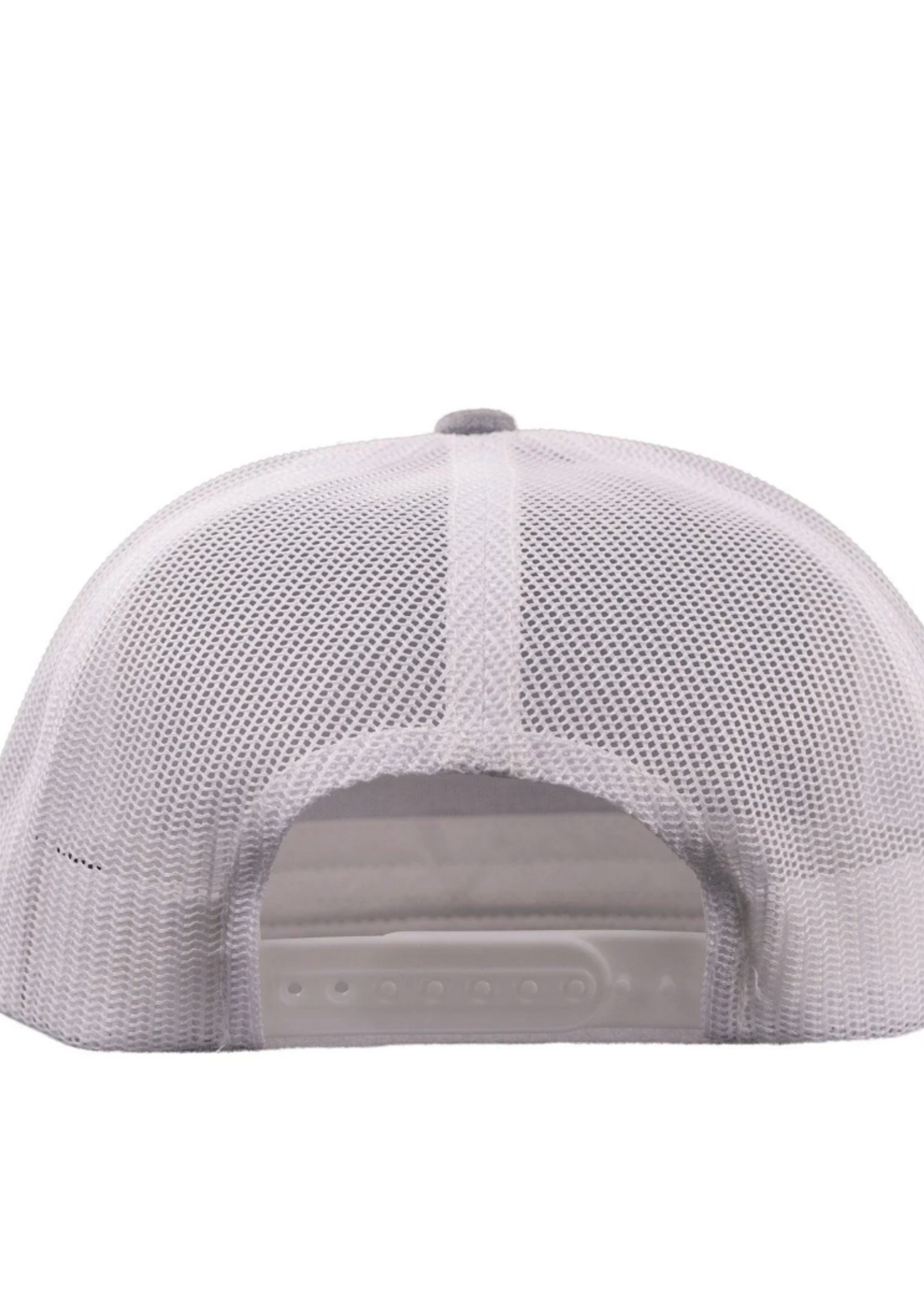 Lazy J Ranch Grey & White 1776 Classic Five Panel Trucker Hat