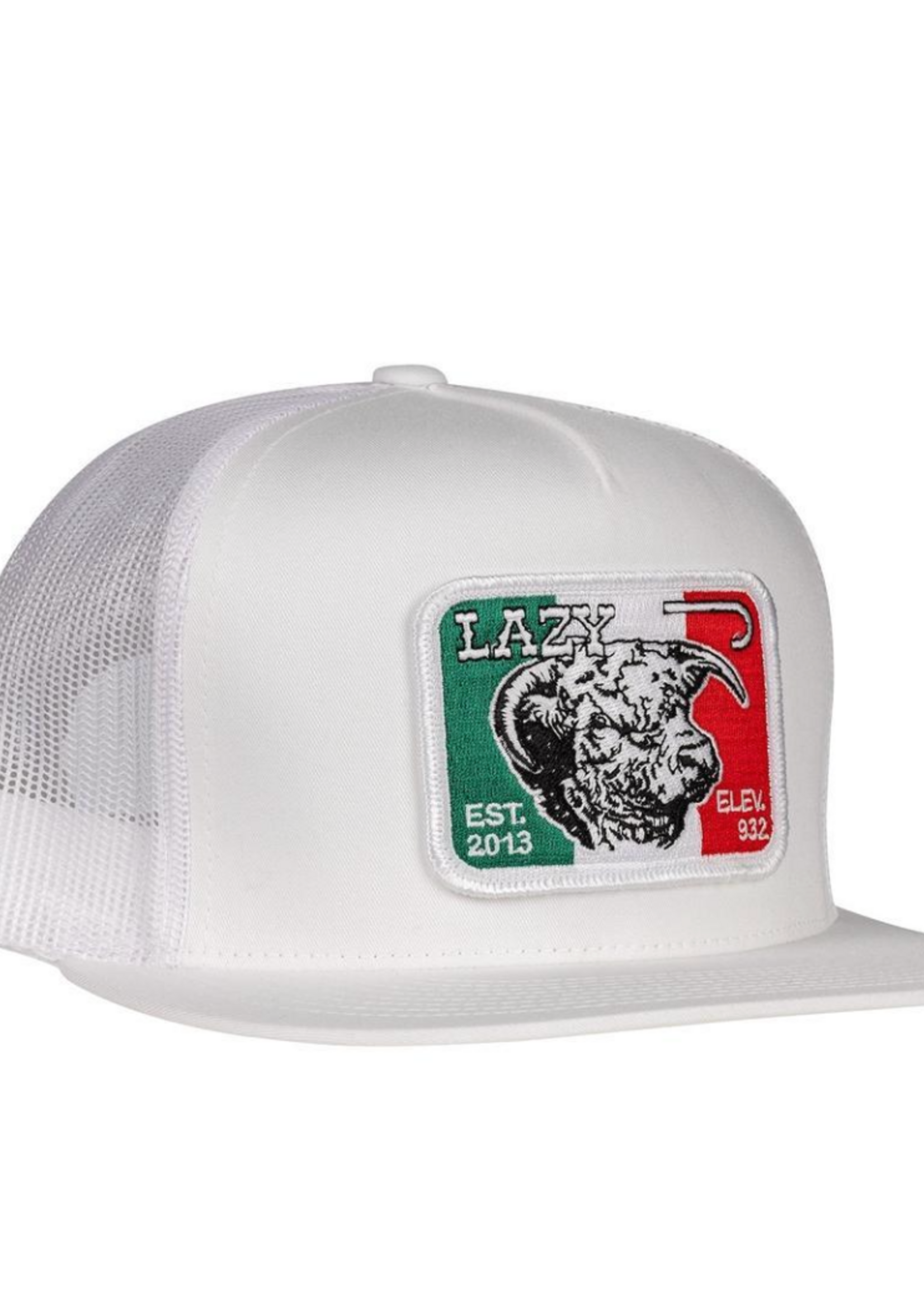 Lazy J Ranch White Mexico Elevation Classic Five Panel Trucker Hat