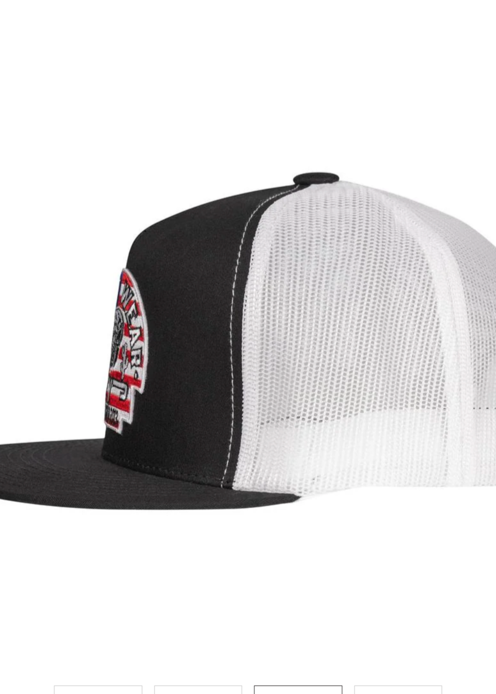 Lazy J Ranch Black & White USA Arrowhead Classic Five Panel Trucker Hat
