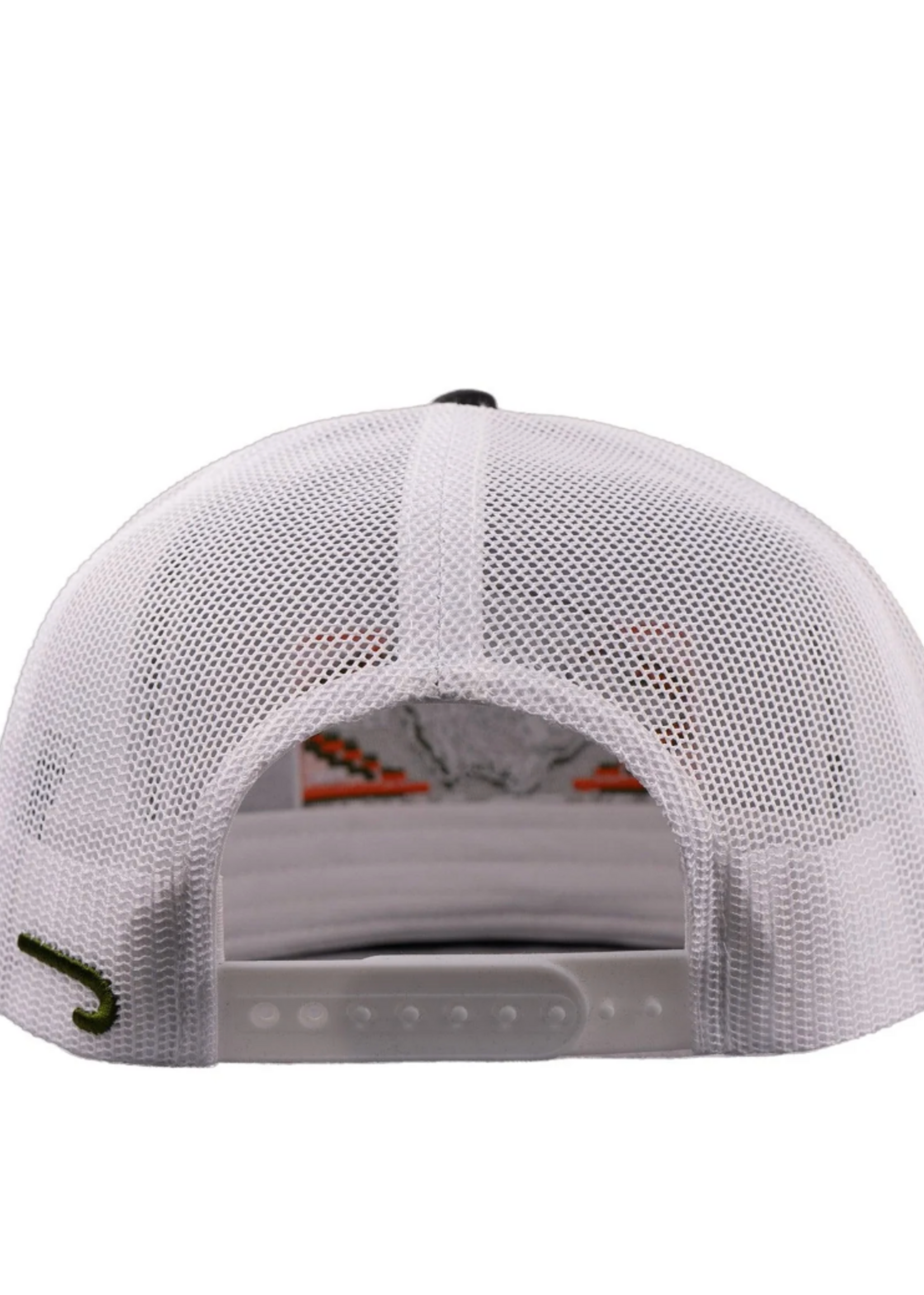 Lazy J Ranch Black & White Presidio Classic Rope Trucker Hat