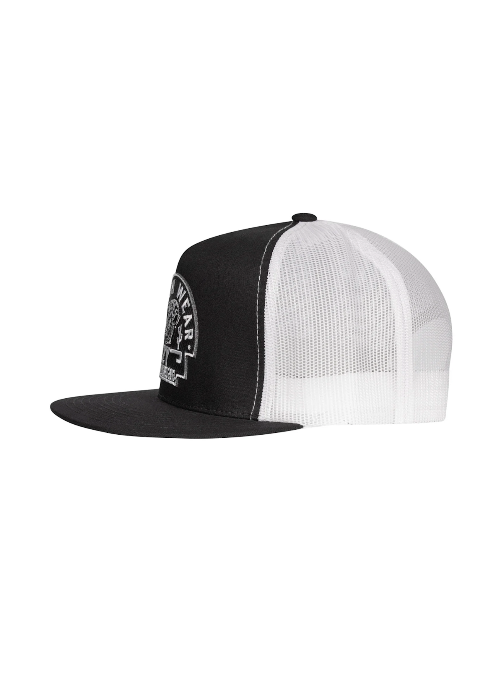 Lazy J Ranch Black & White Black Arrowhead Classic Five Panel Trucker Hat