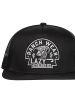 Lazy J Ranch Black Arrowhead Classic Five Panel Trucker Hat