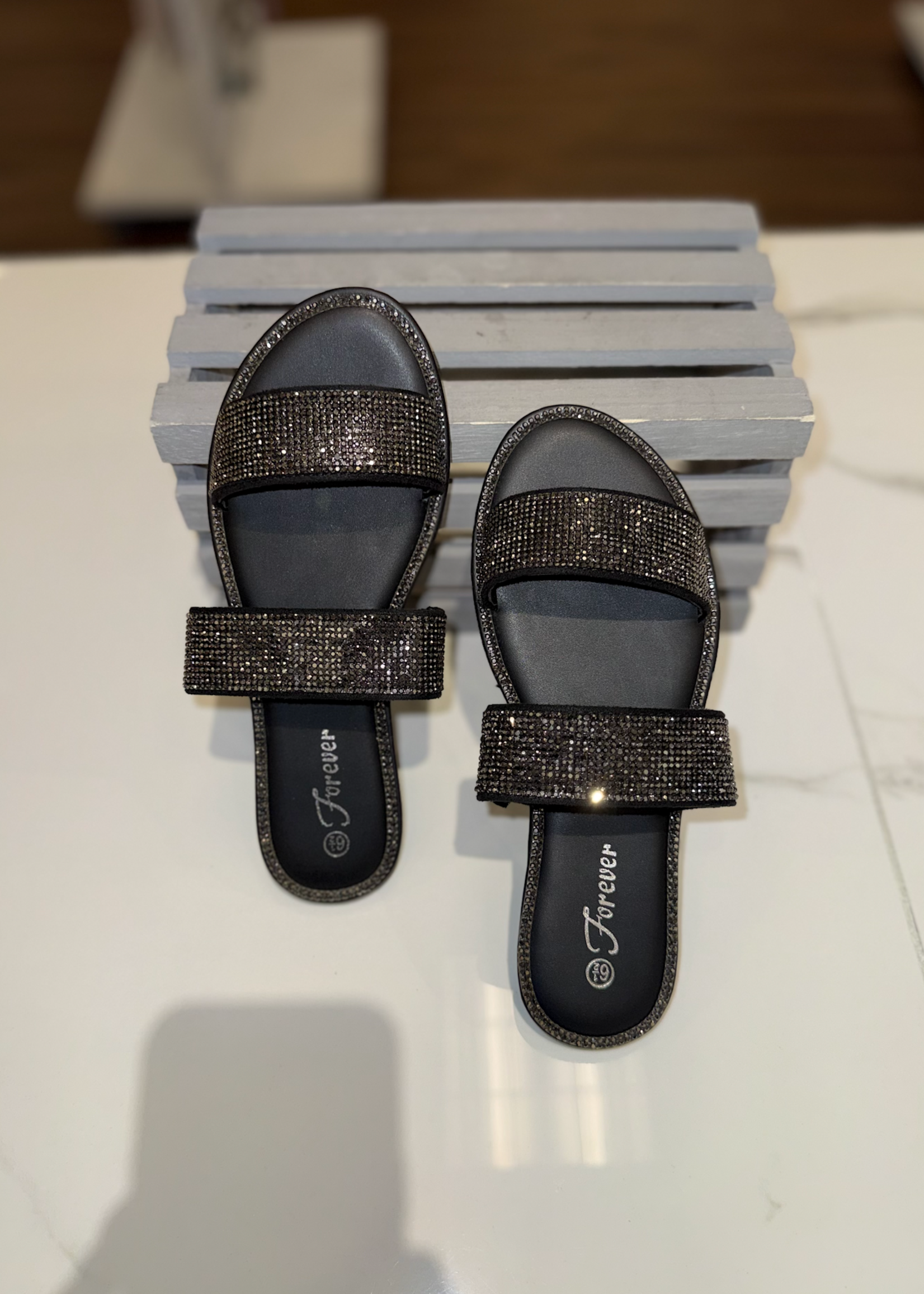 You Don't Even Know It Sandal BLACK *FINAL SALE*