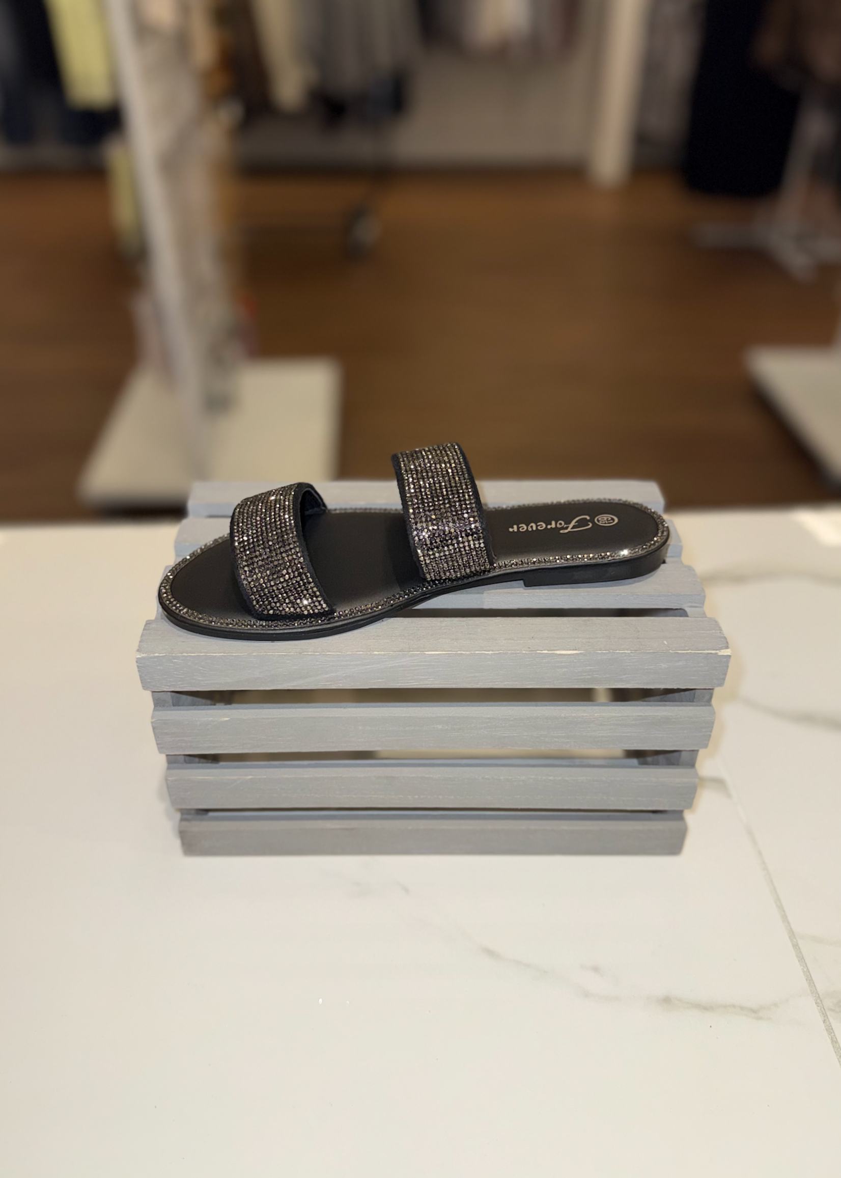 You Don't Even Know It Sandal BLACK *FINAL SALE*