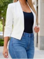 Take It Back Blazer WHITE