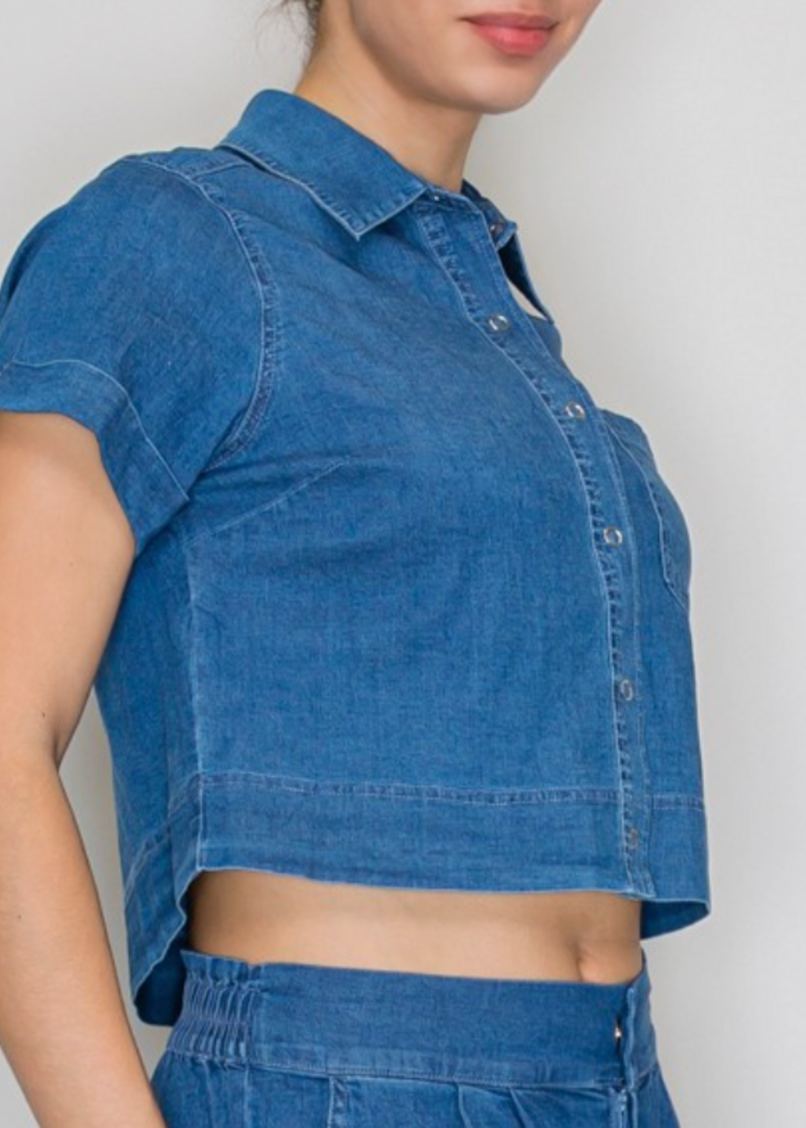 Maybe One Day Denim Top