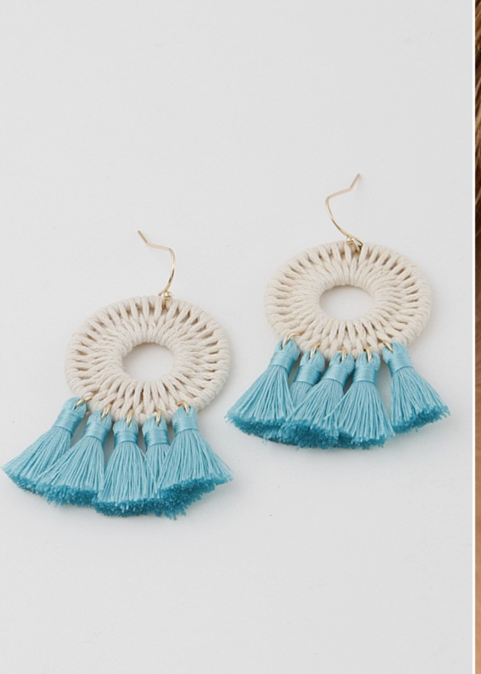 Last Touch Earrings  TURQUOISE
