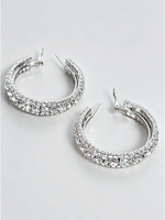 Nobody Baby Hoop Earrings SILVER