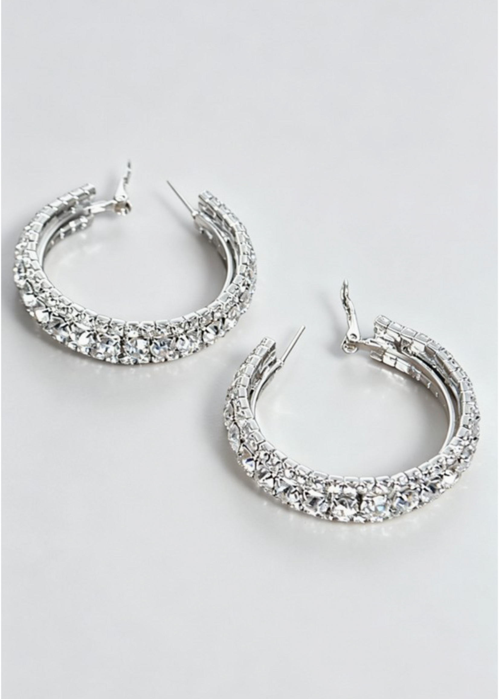 Nobody Baby Hoop Earrings SILVER