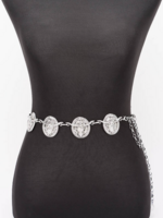 I'm So Into You Chain Belt SILVER