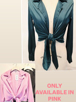 Knot About You Tie Top PINK