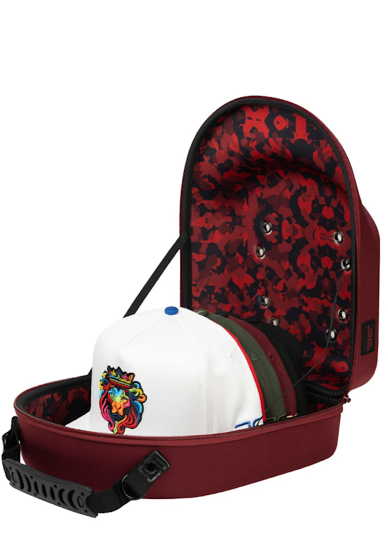 CAP CARRIER BURGANDY CAMO