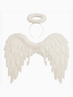 2pcs-heavenly Angel Wing Halo Headband Halloween *FINAL SALE*