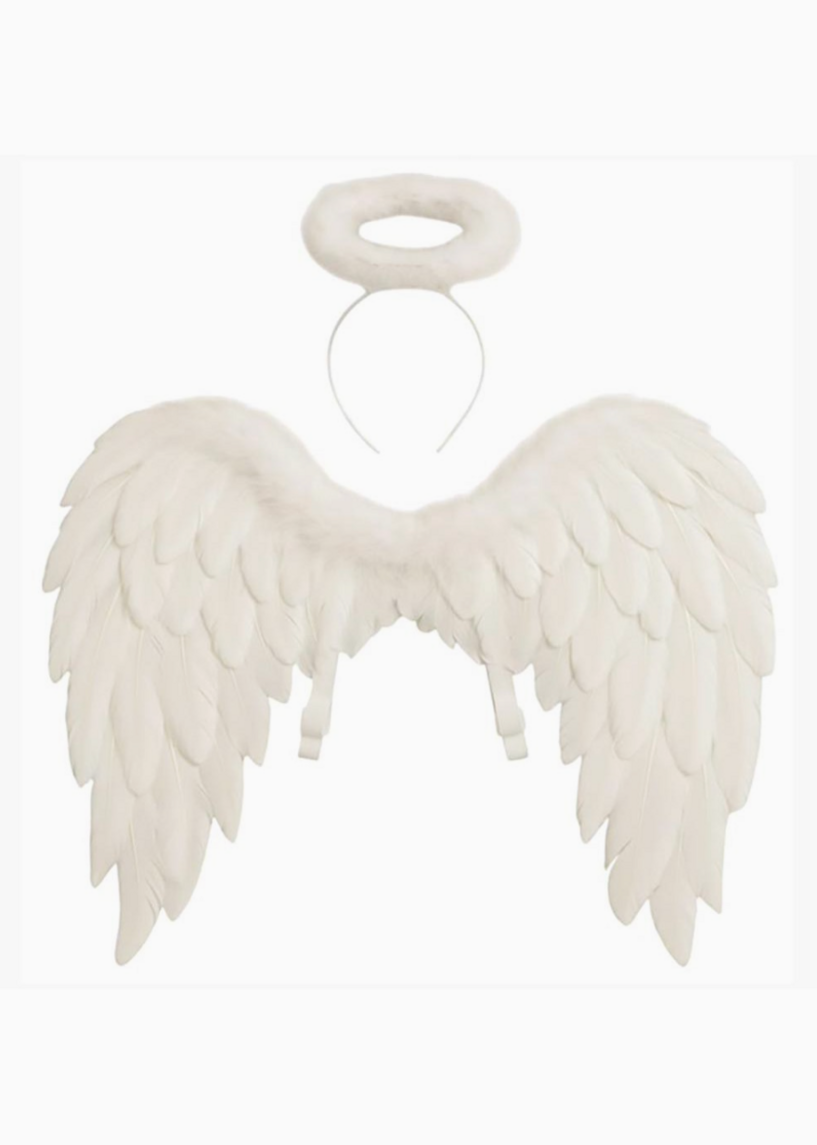 2pcs-heavenly Angel Wing Halo Headband Halloween *FINAL SALE*