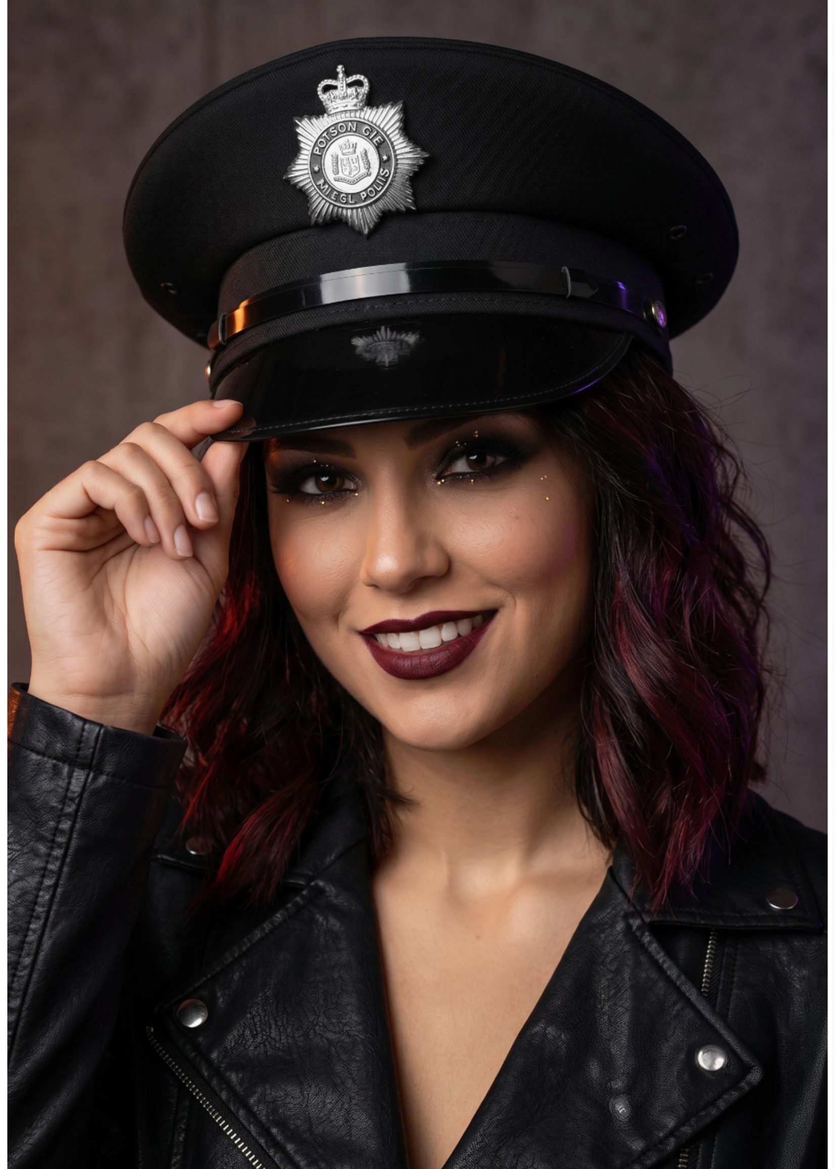 Police Style Costume Hat *FINAL SALE*