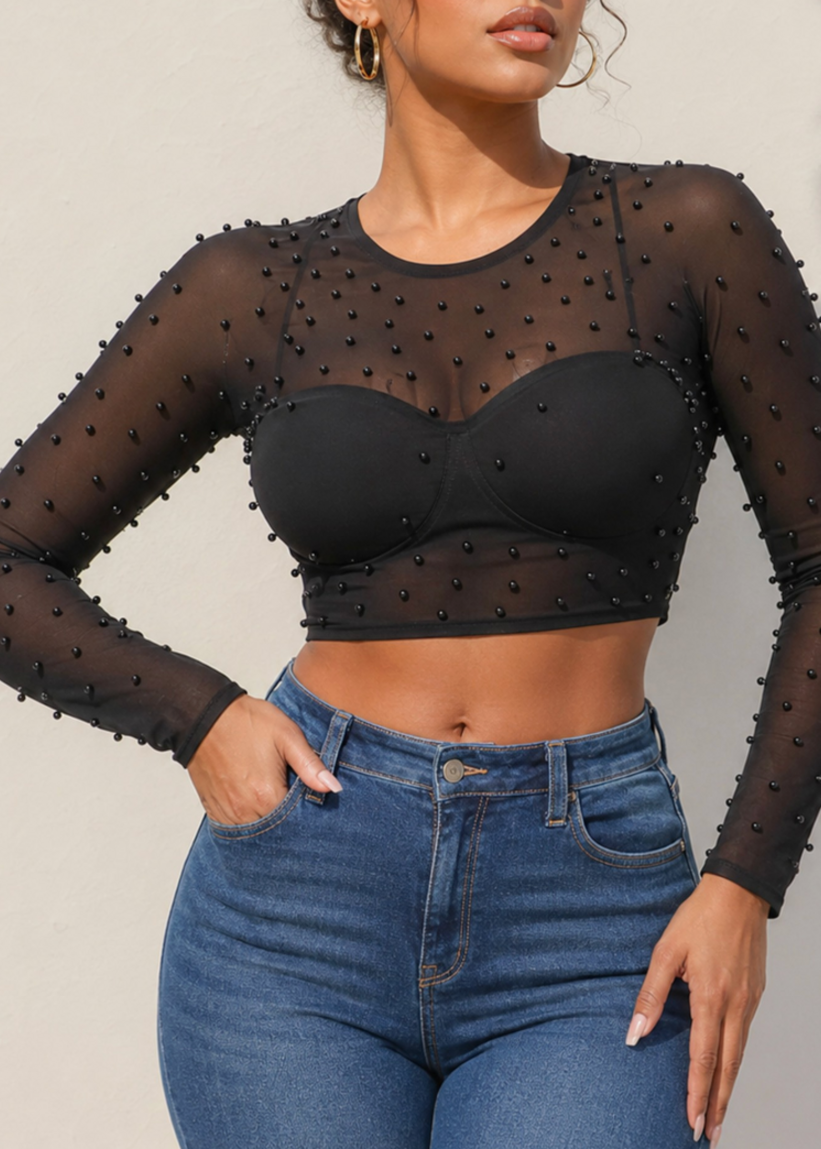 Nobody Like Me Top BLACK