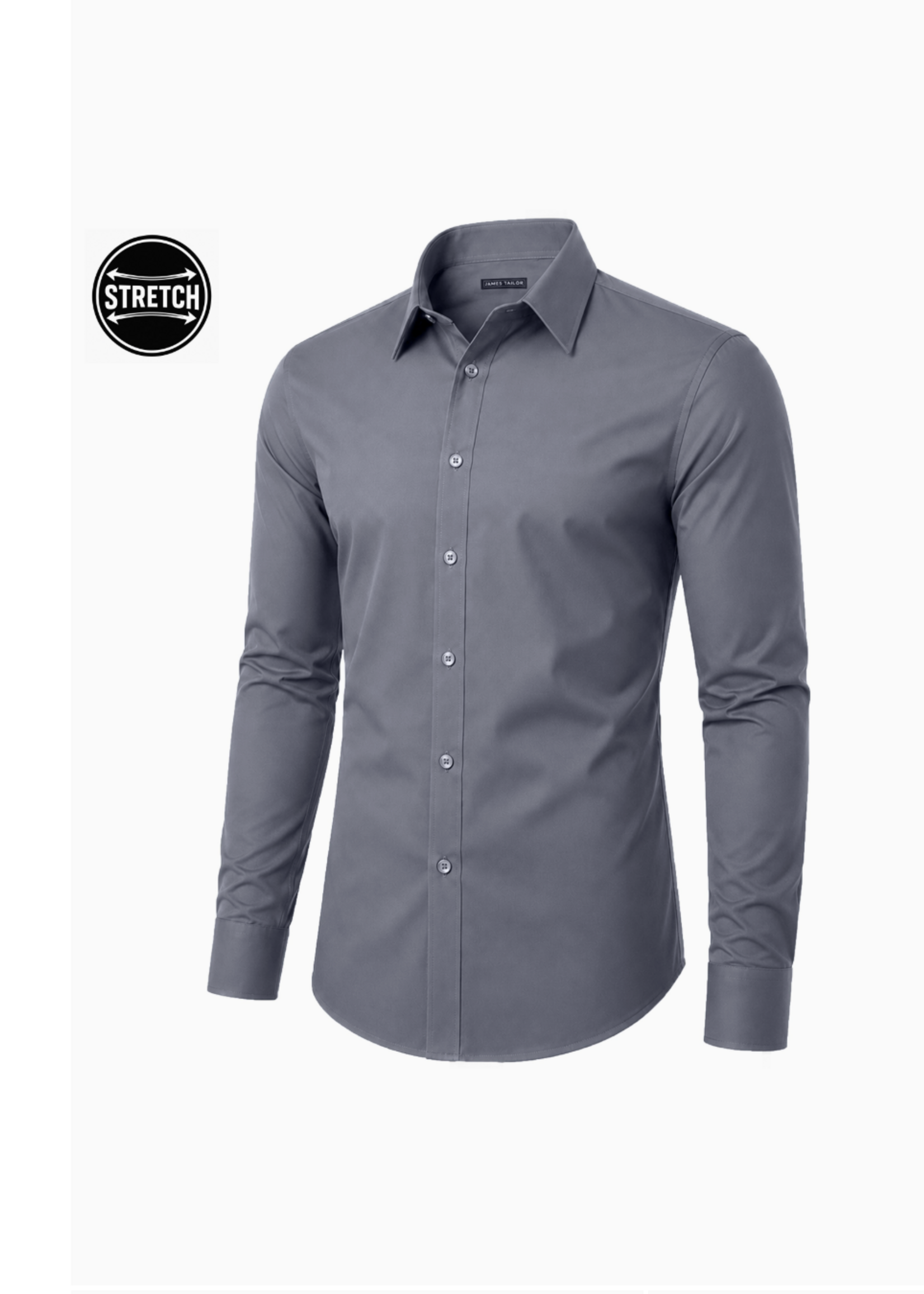 Que Simple Eres Button Down GRAY