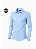 Que Simple Eres Button Down LIGHT BLUE