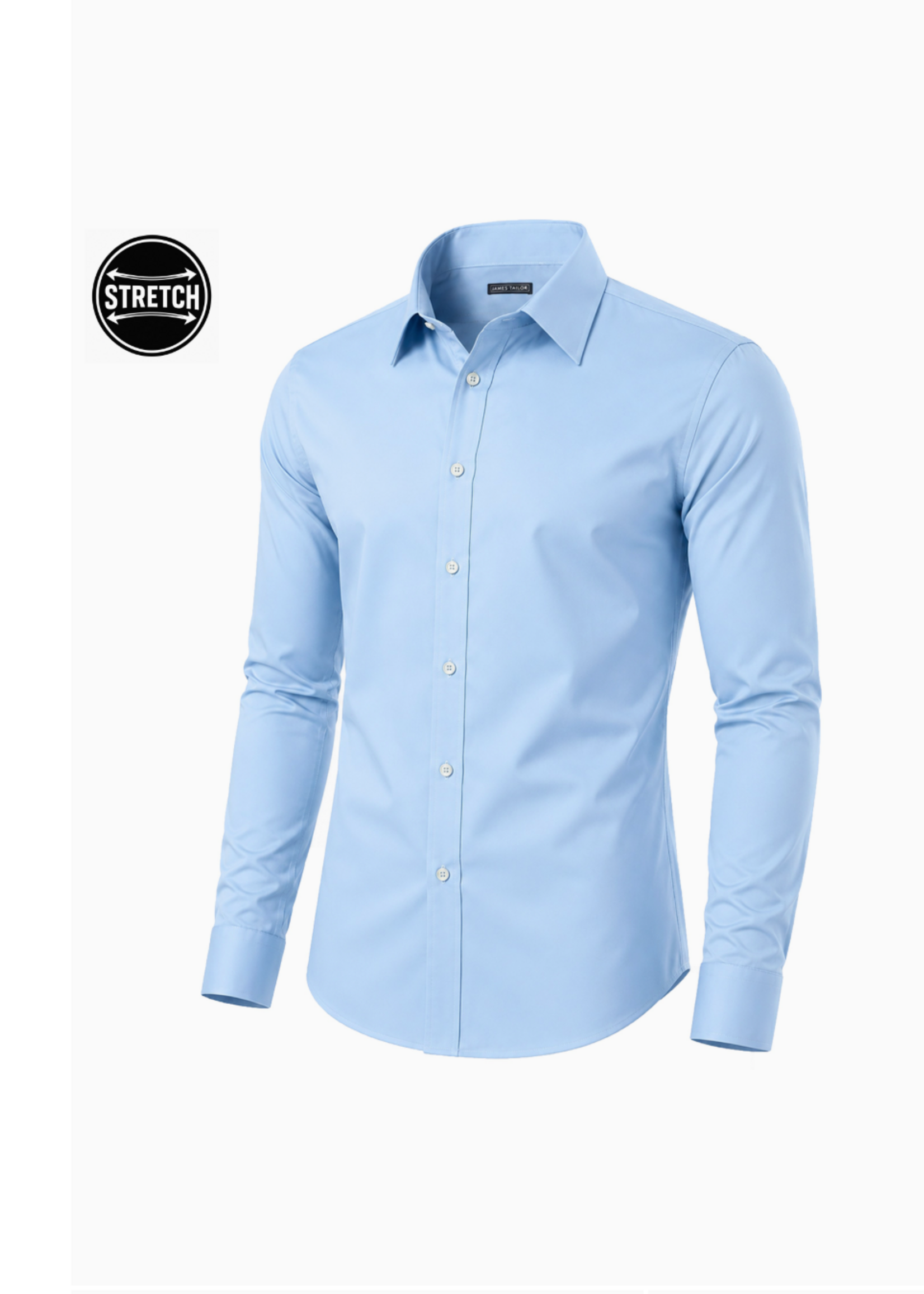 Que Simple Eres Button Down LIGHT BLUE