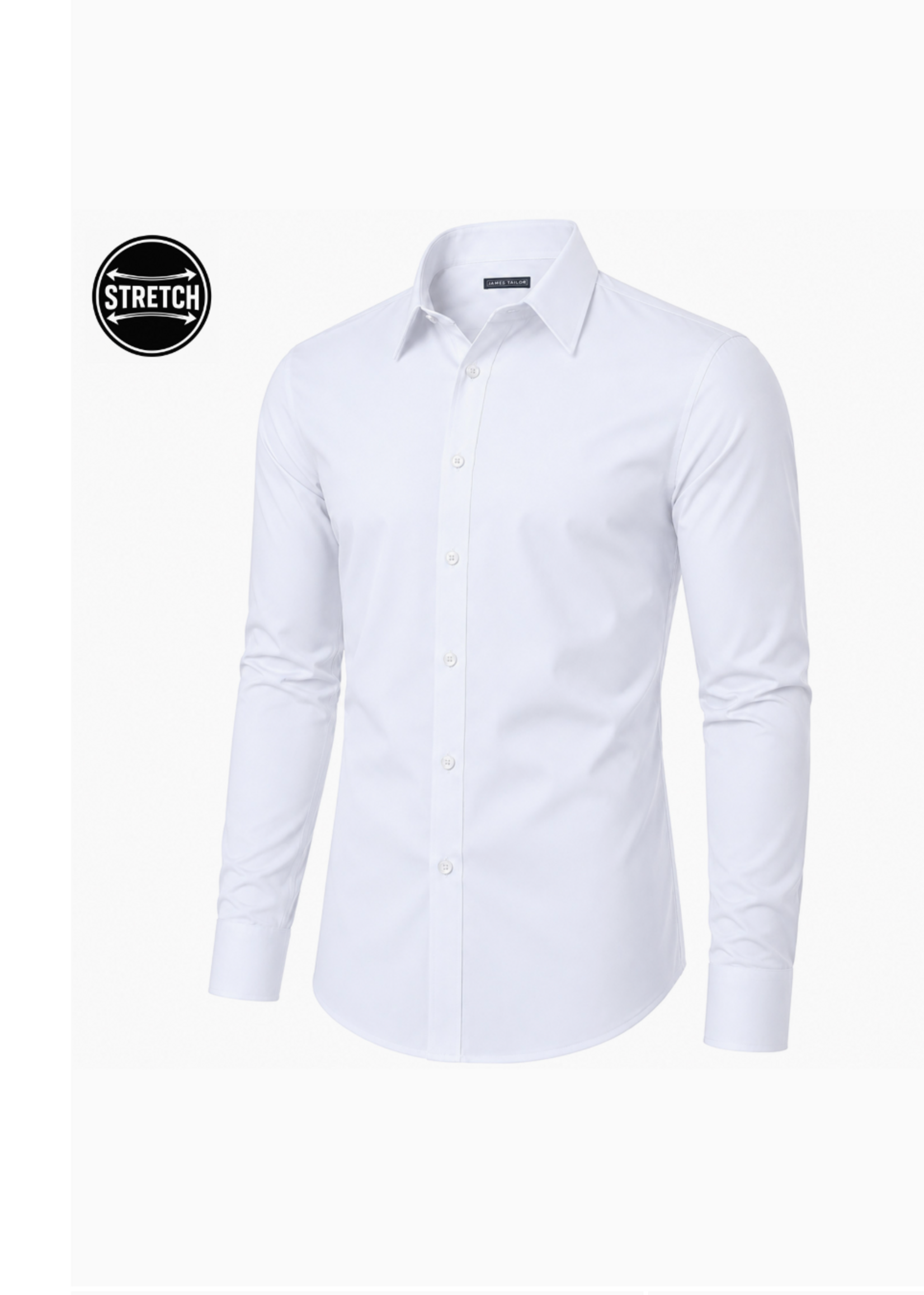 Que Simple Eres Button Down WHITE