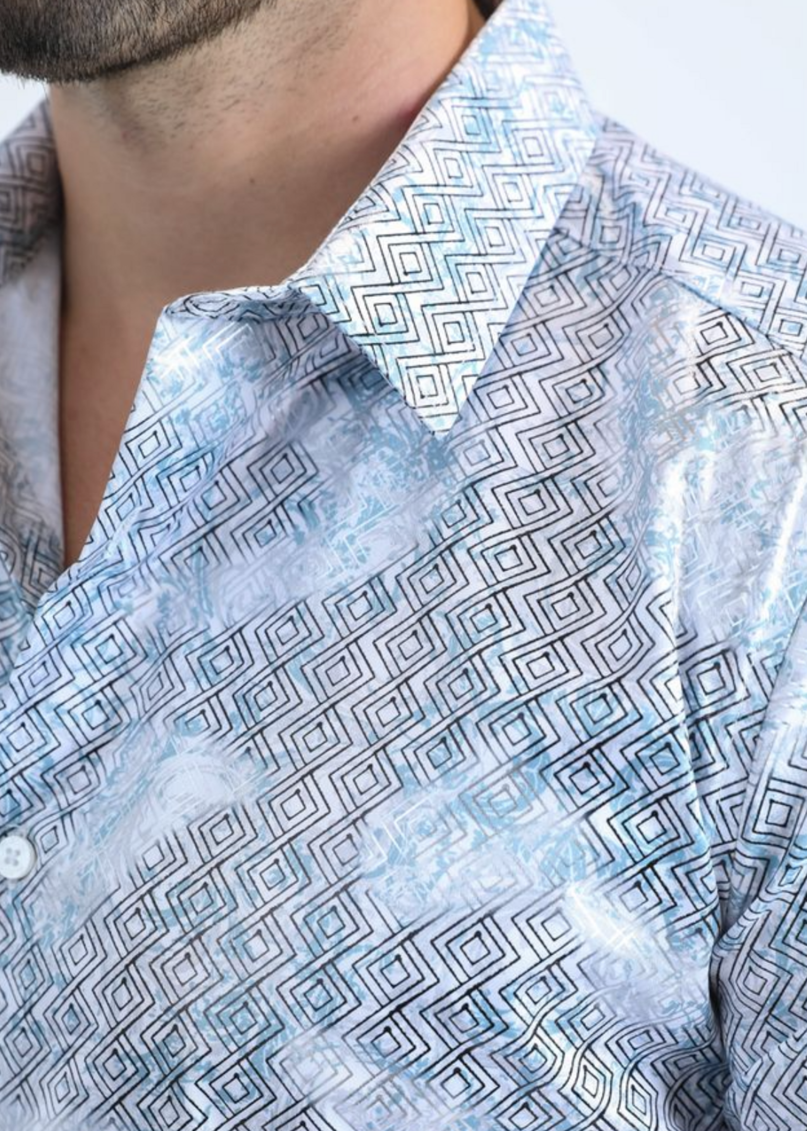 David Foil Button Down Shirt