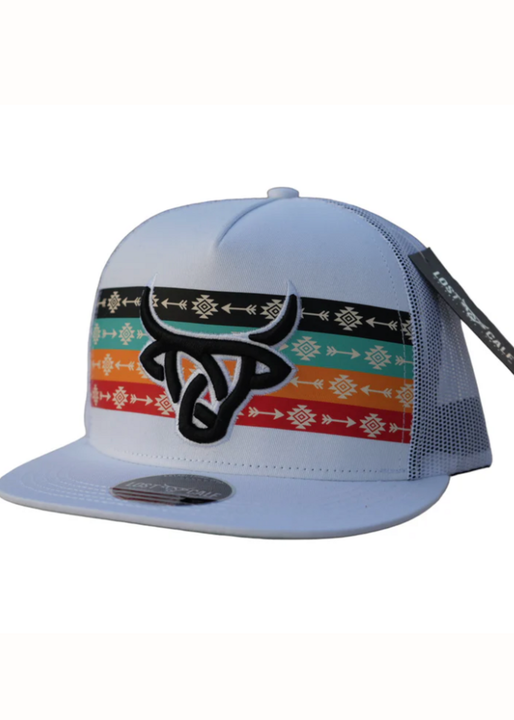 Arrow Flat Hat White