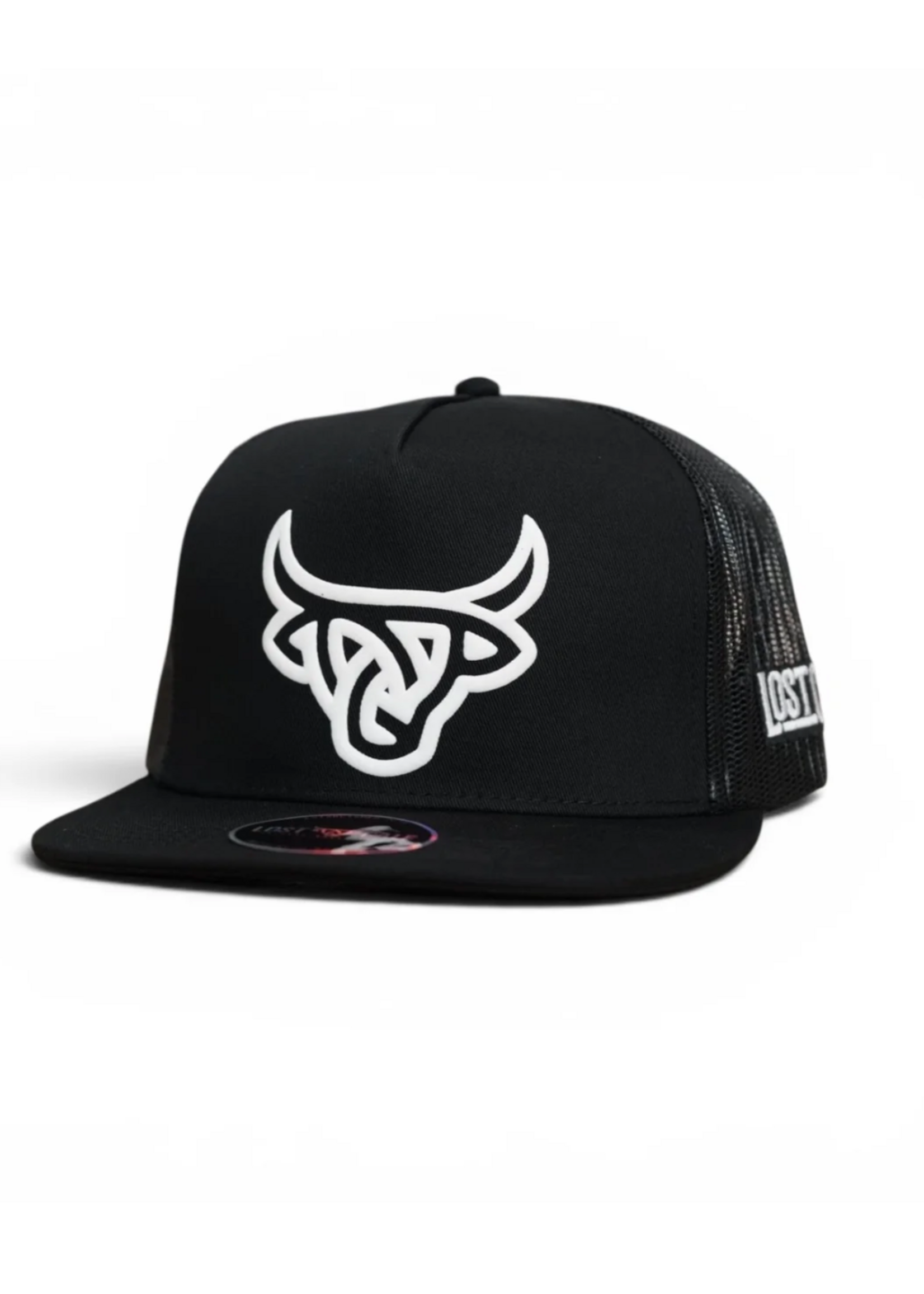 Lost Calf Eclipse Flat Bill Trucker Hat