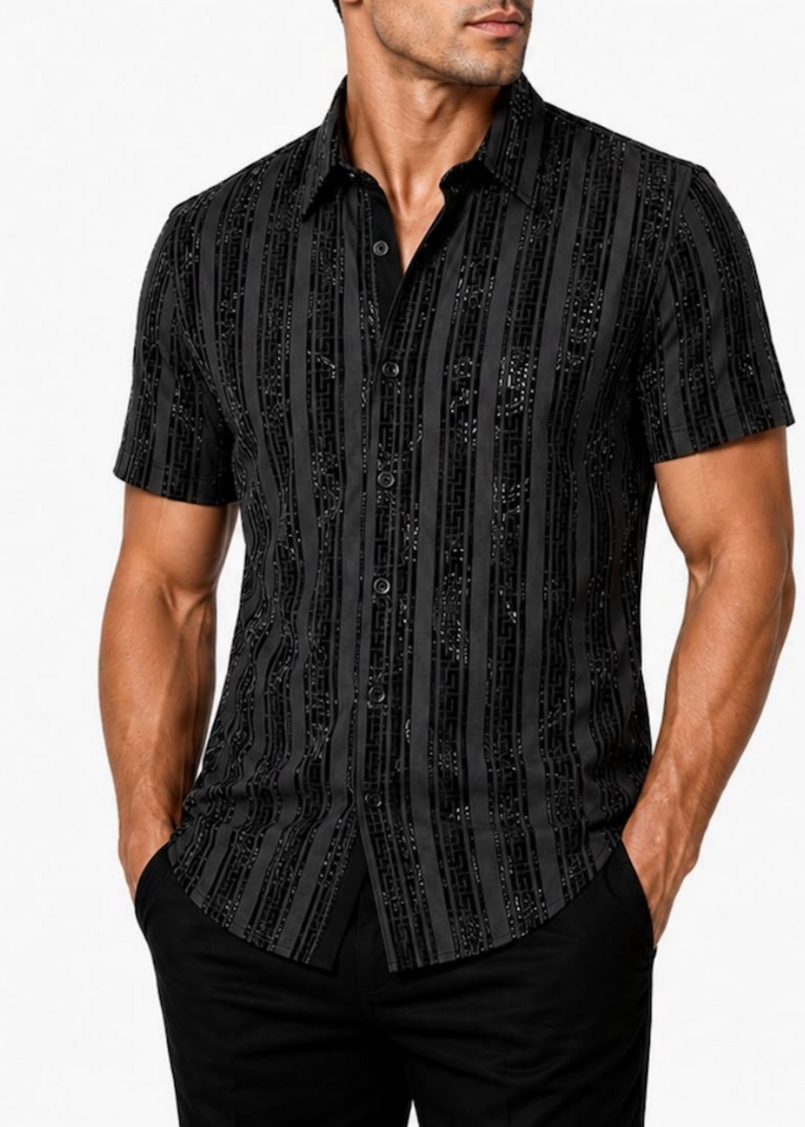 Como Lo Voy Aser Button Down Shirt