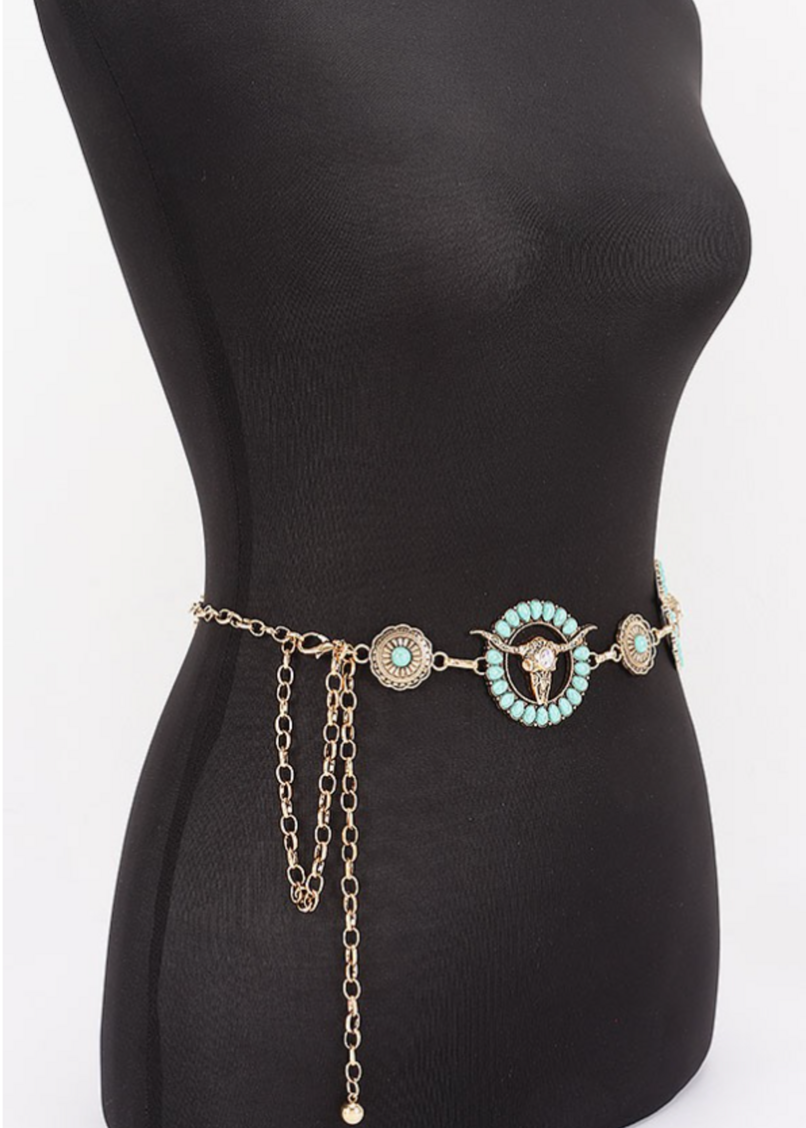I Found Out Chain Belt GOLD