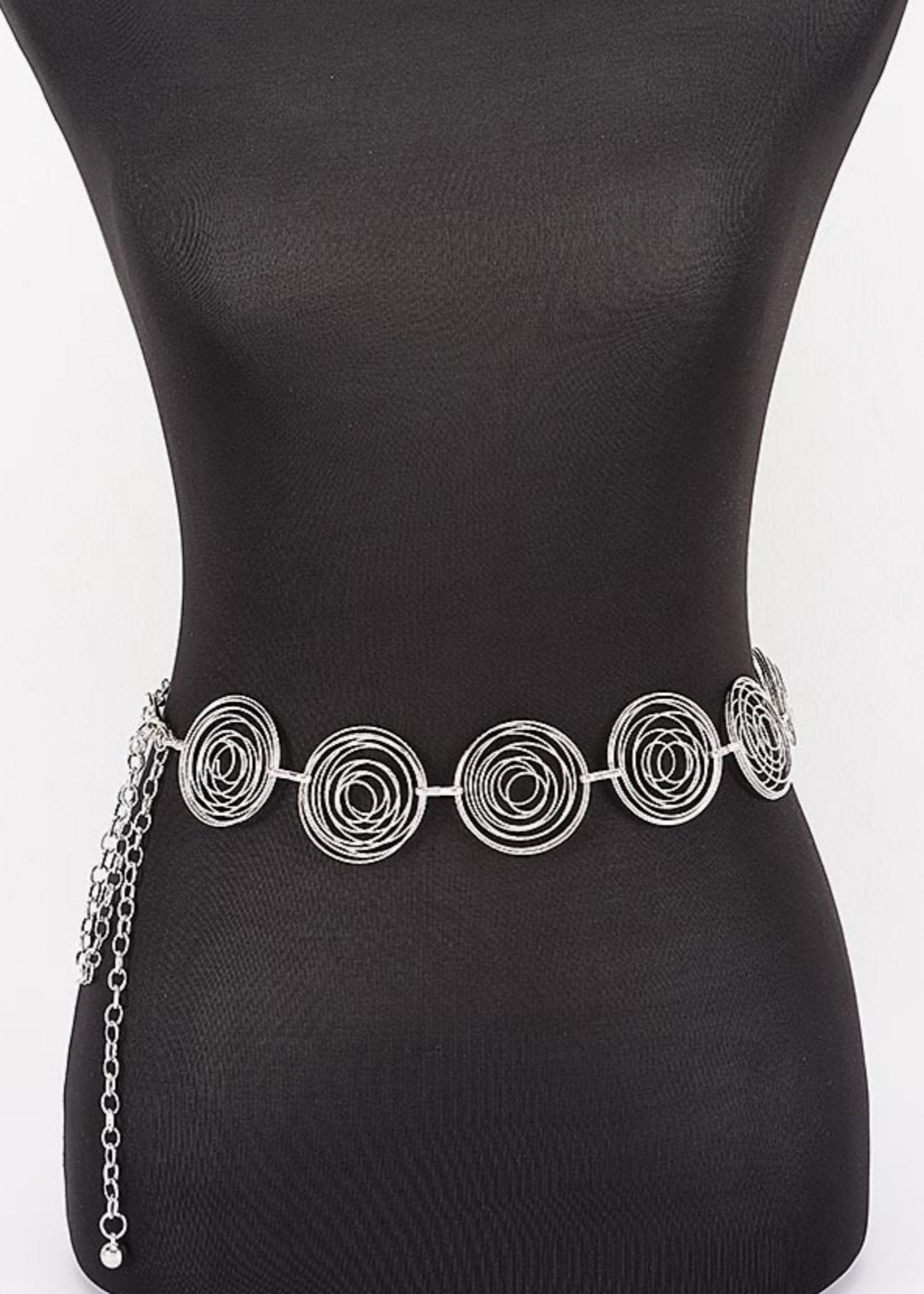 More Vibes Chain Belt SILVER