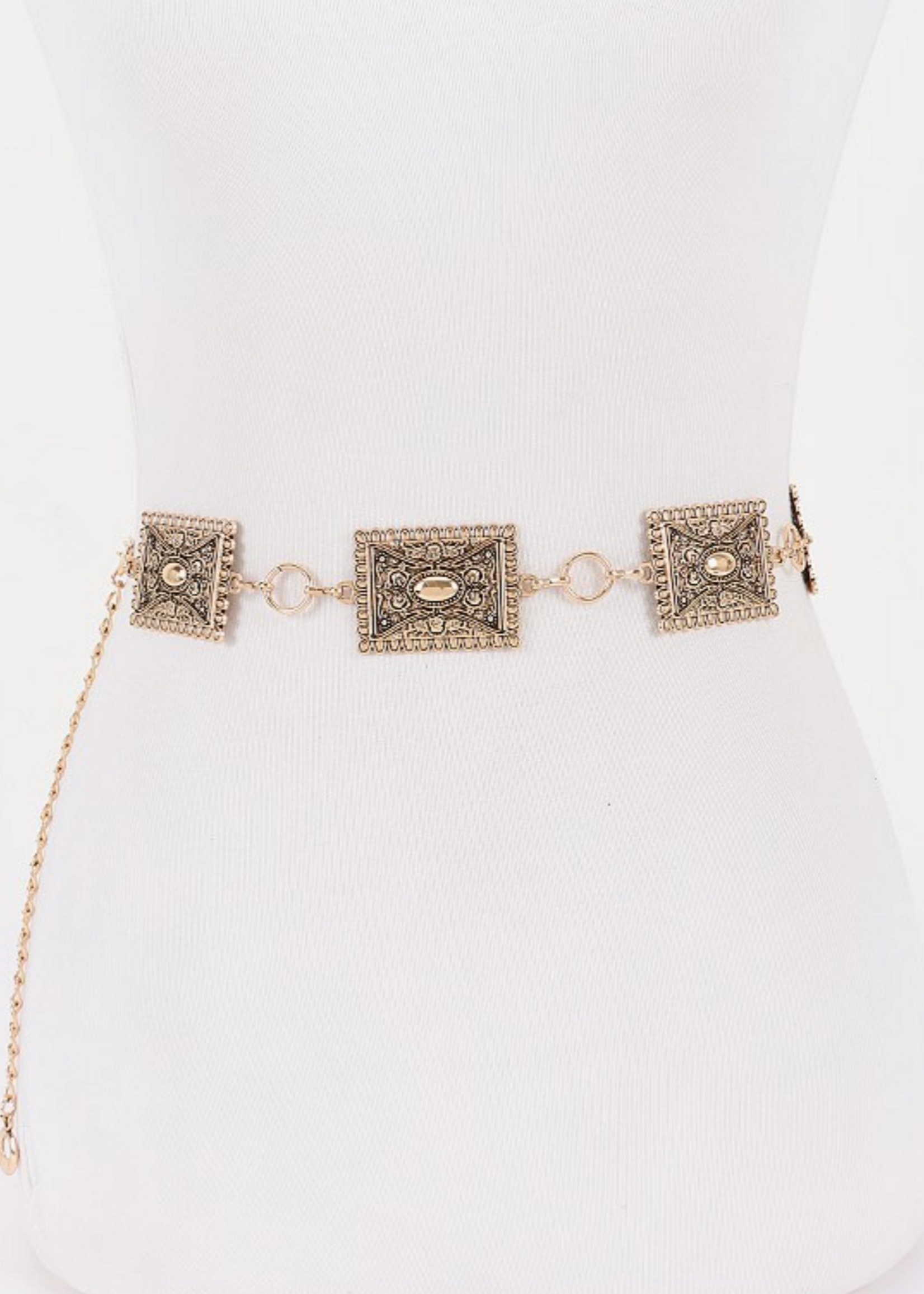 On Your Own Chain Belt  GOLD
