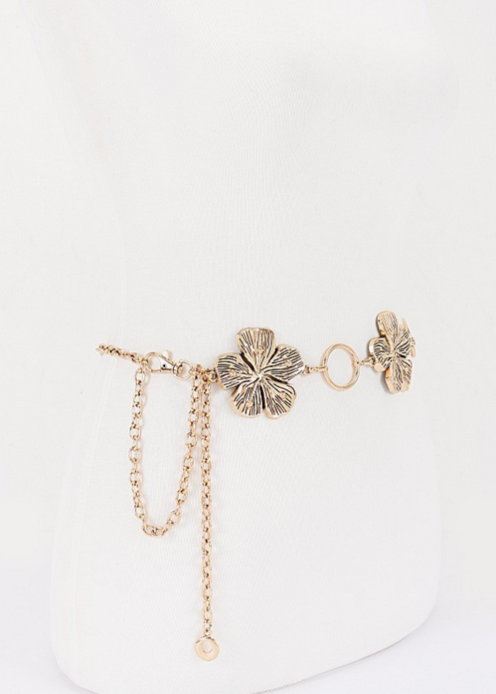 Wild Flowers Chain Belt GOLD