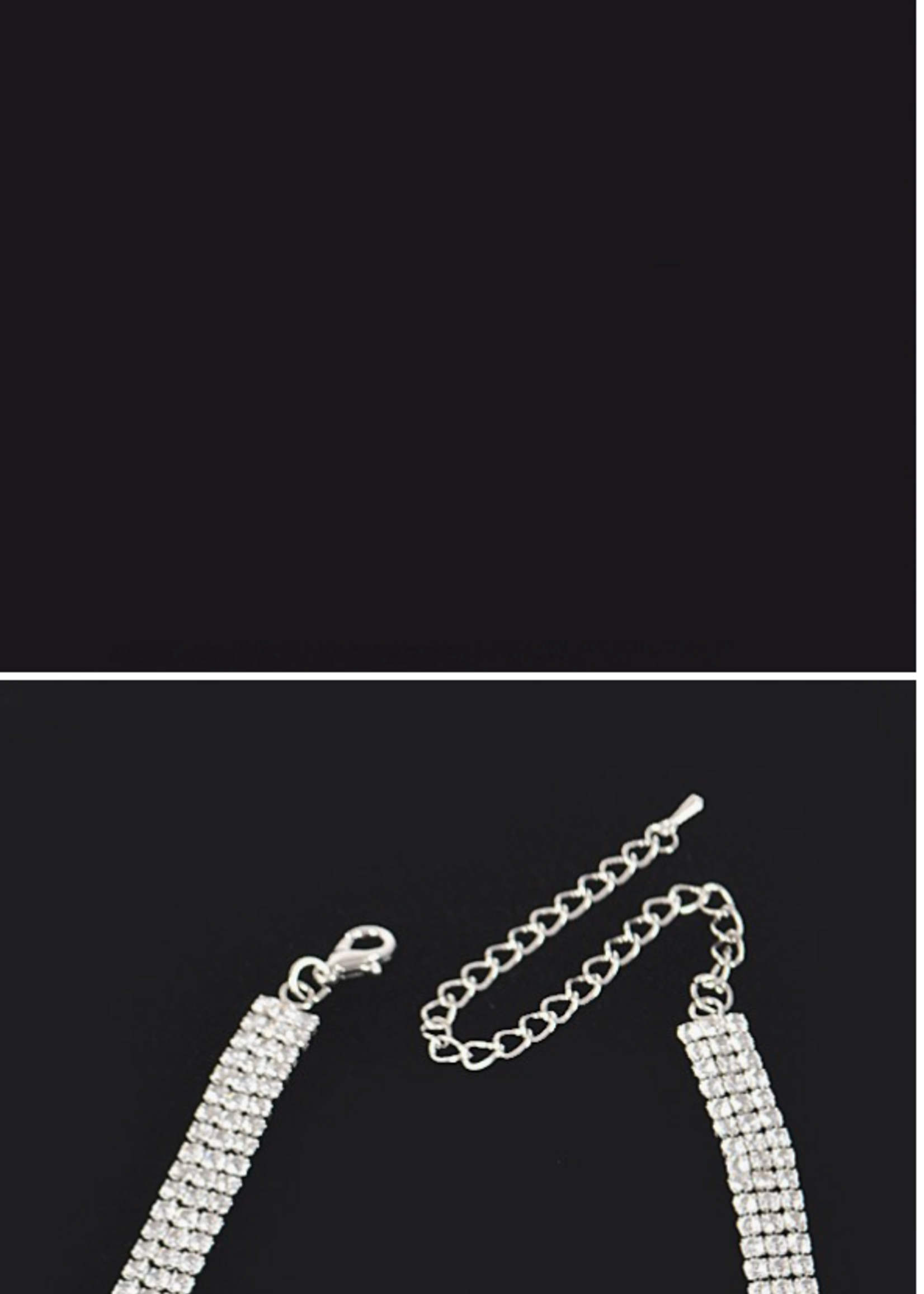 Diamond Hour Chocker Necklace SILVER