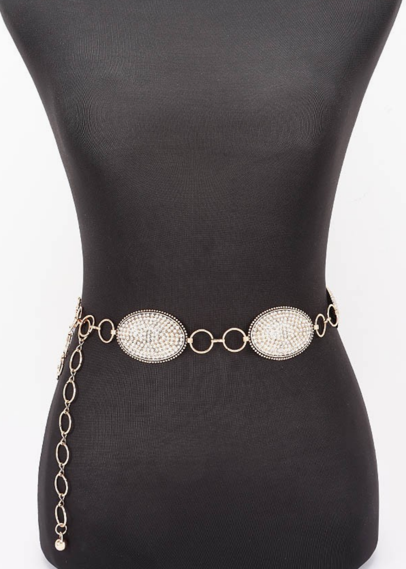 Bold Behavior Chain Belt GOLD