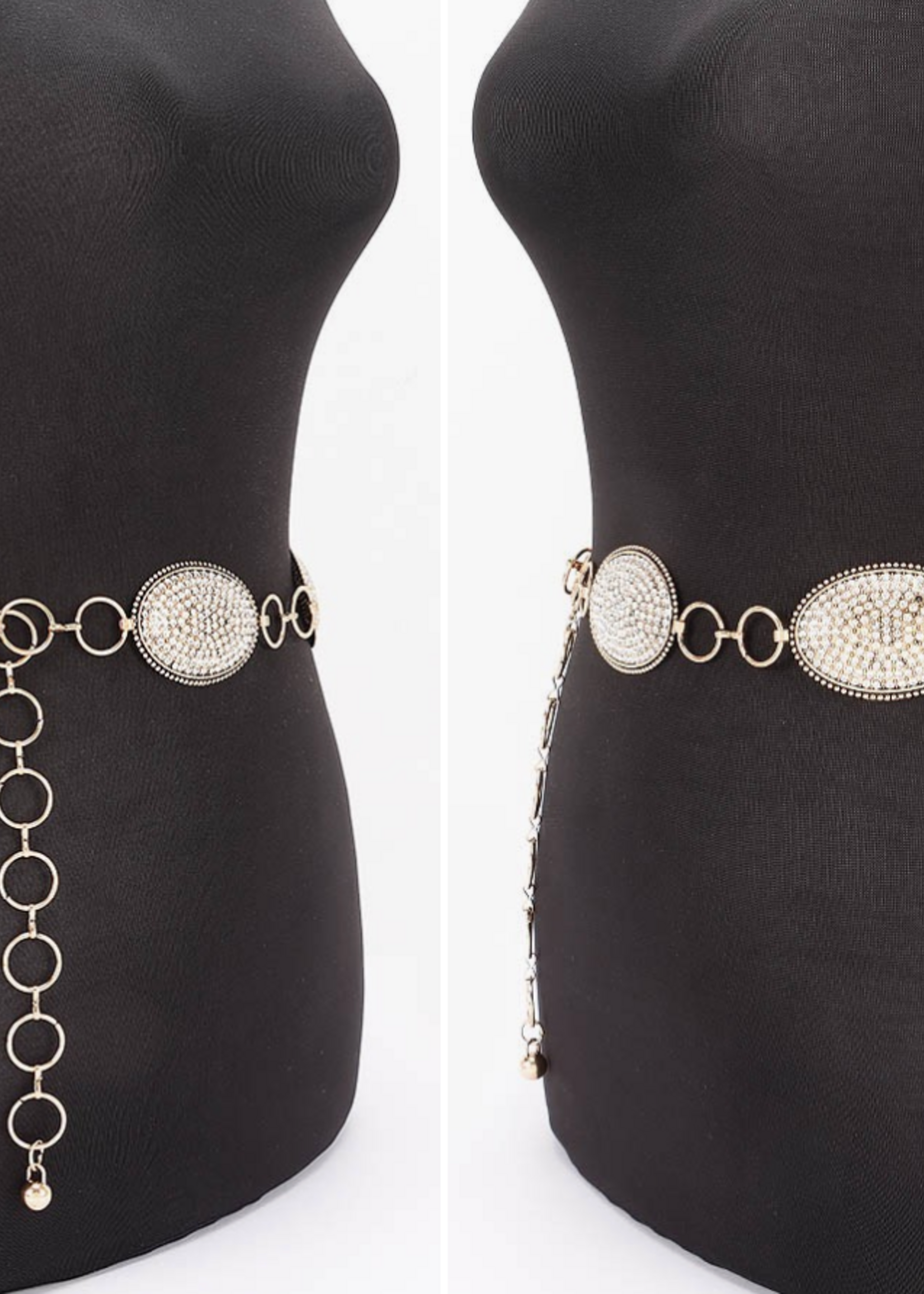 Bold Behavior Chain Belt GOLD