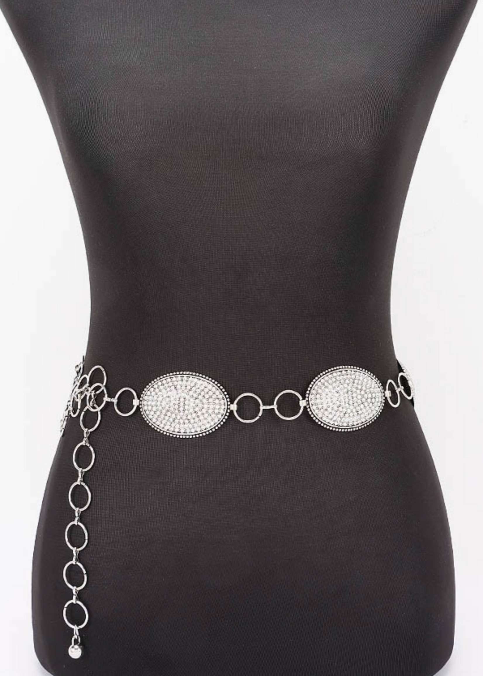 Bold Behavior Chain Belt SILVER