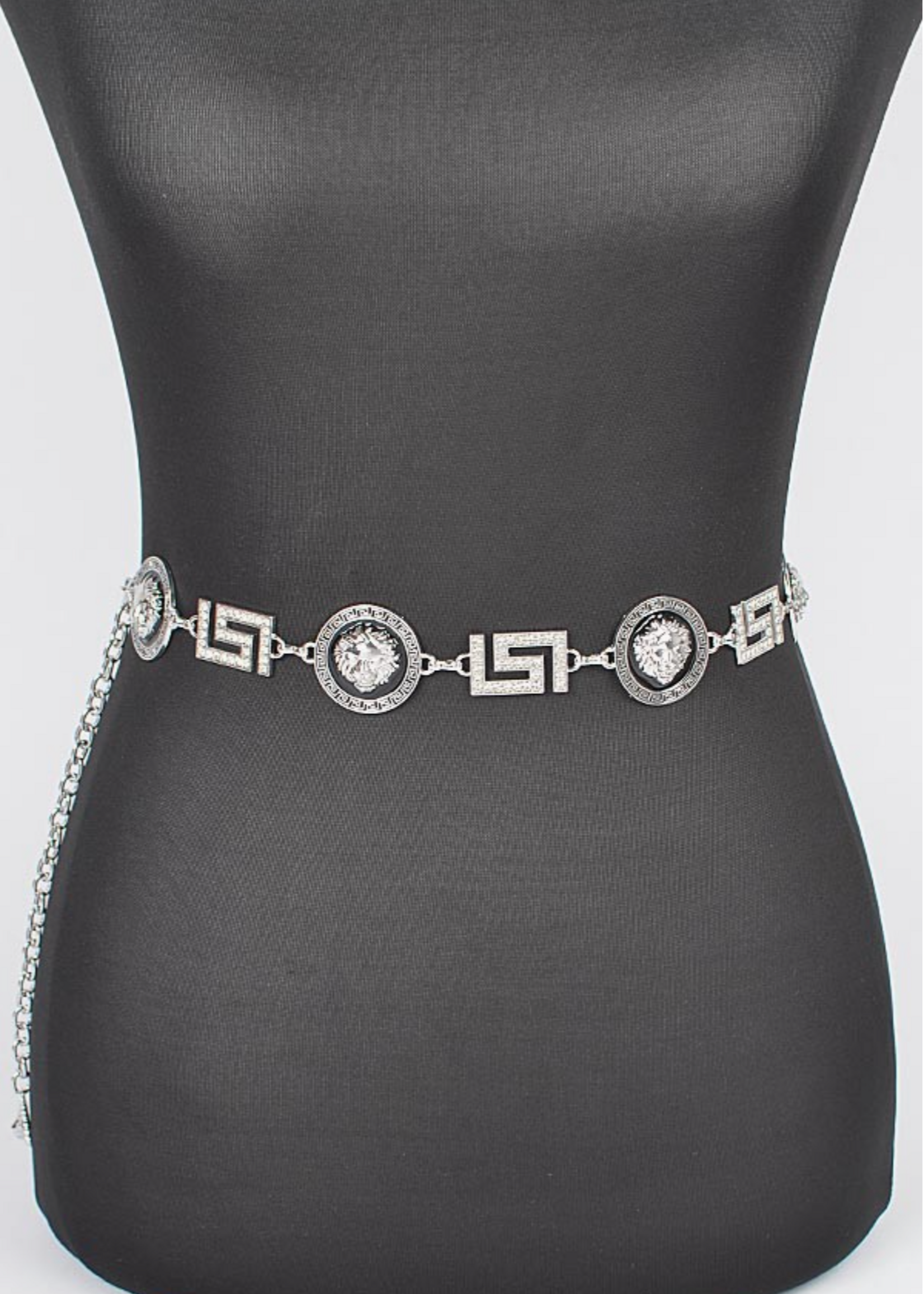 Just Living Life Chain Belt SILVER