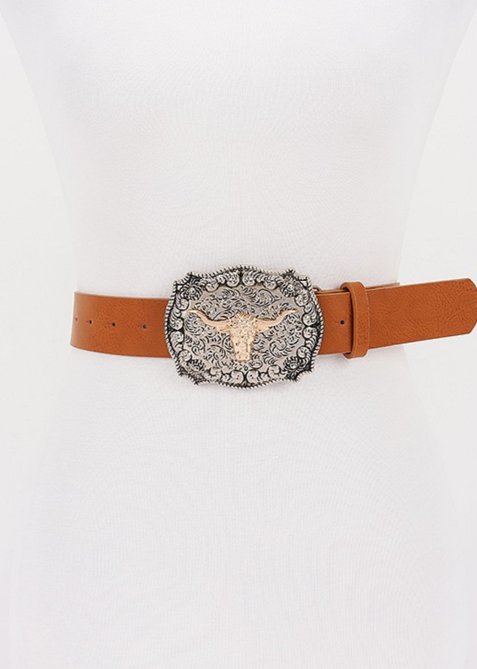 Rodeo Style Belt  CAMEL