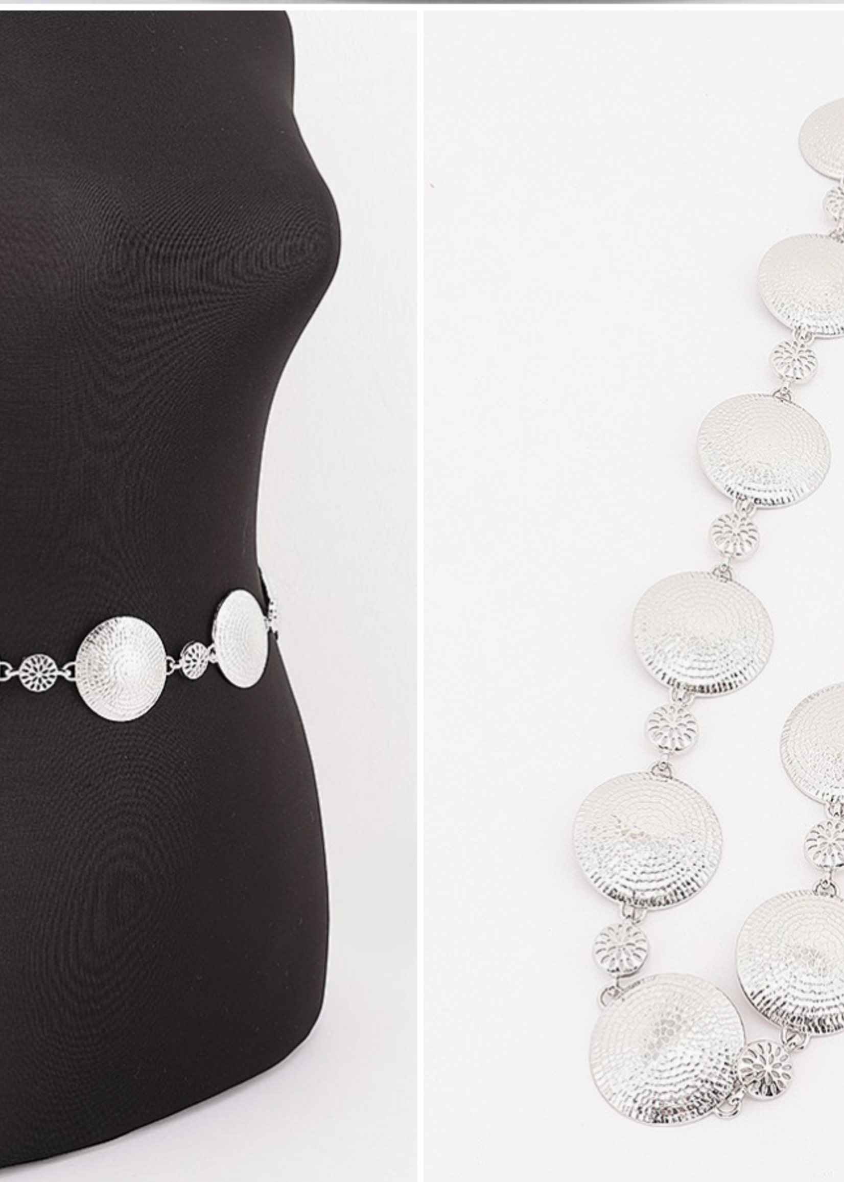 Too Cute Chain Belt SILVER