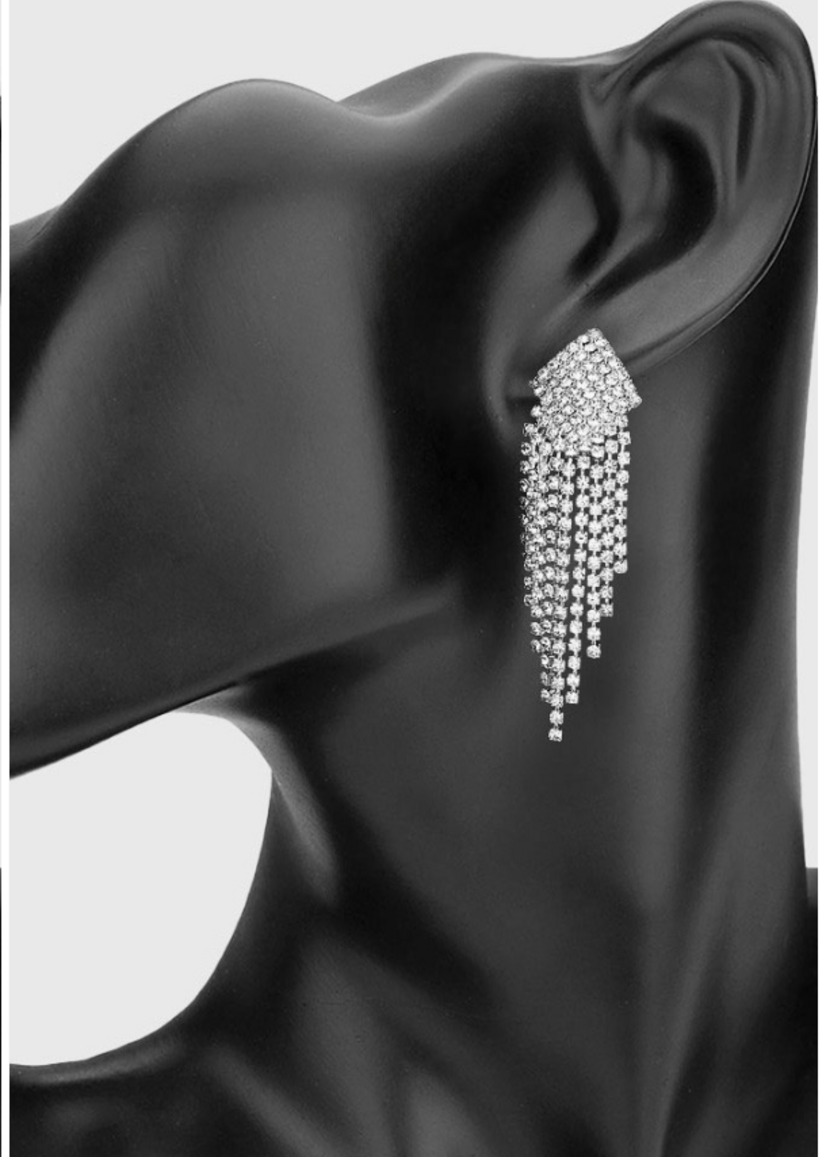 Are You Down For Me Earrings SILVER