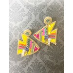 m. lynne designs beaded fish earring