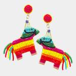 m. lynne designs beaded pinata earring
