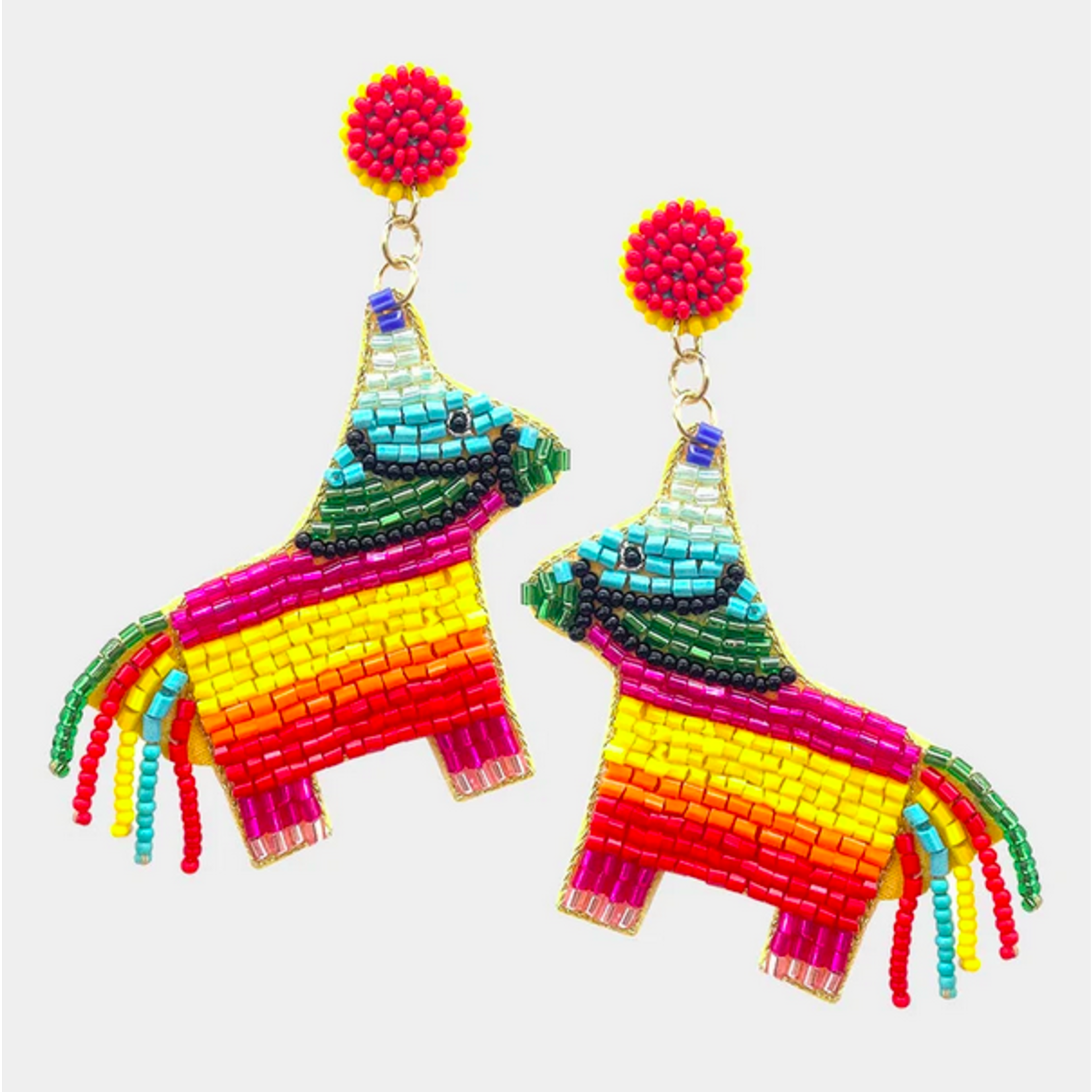 m. lynne designs beaded pinata earring