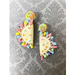 m. lynne designs beaded taco earring