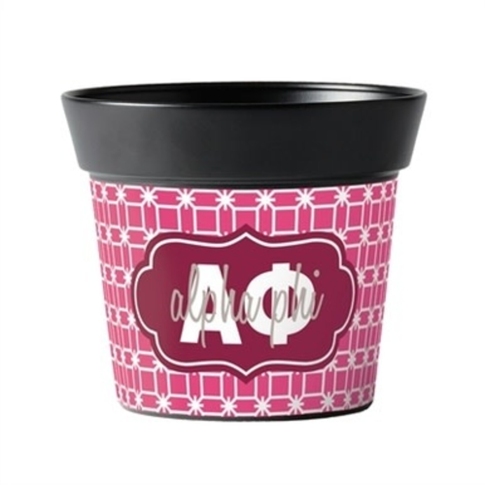 m. lynne designs alpha phi art pot