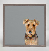 Airedale Terrier Framed Canvas